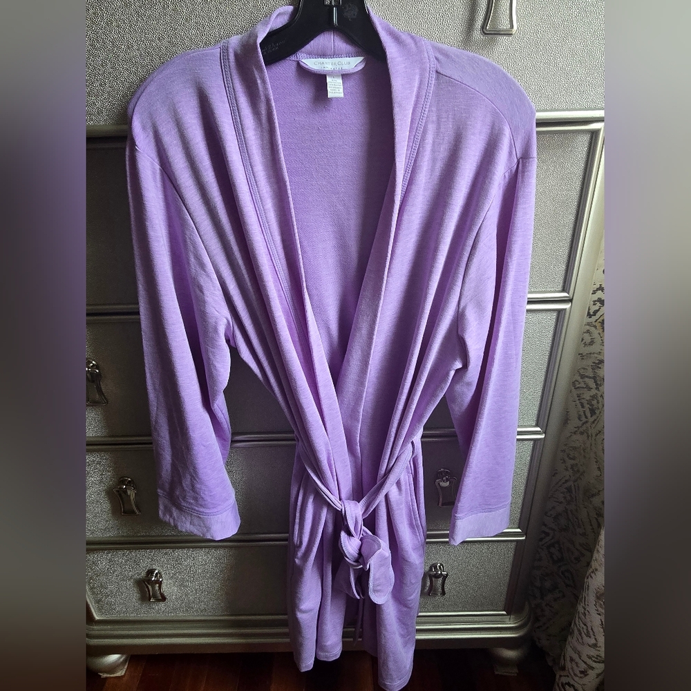 Charter Club Lilac Robe L/XL